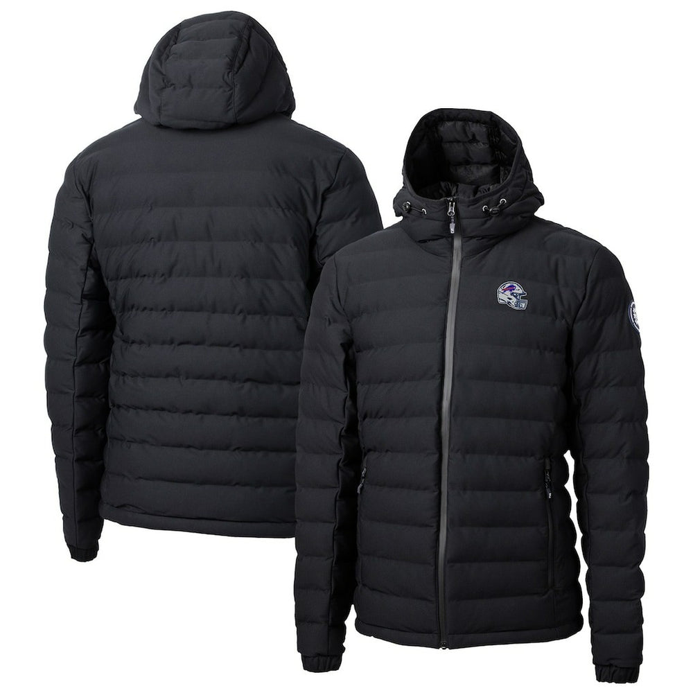 Cutter & Buck Helmet Mission Ridge Repreve Eco Insulated Puffer Full-Zip Jacket - Buffalo Bills