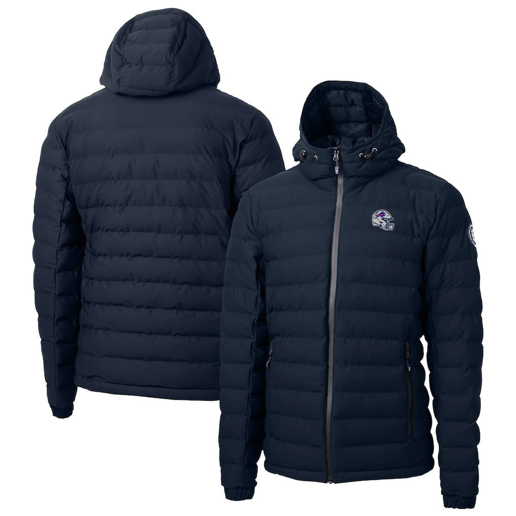 Cutter & Buck Helmet Mission Ridge Repreve Eco Insulated Puffer Full-Zip Jacket - Buffalo Bills