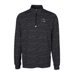 Cutter & Buck Helmet Traverse Camo Print Stretch Quarter-Zip Pullover Top - Baltimore Ravens
