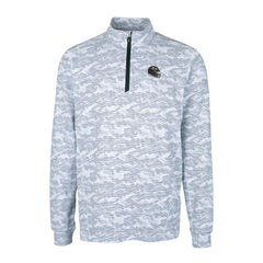 Cutter & Buck Helmet Traverse Camo Print Stretch Quarter-Zip Pullover Top - Baltimore Ravens