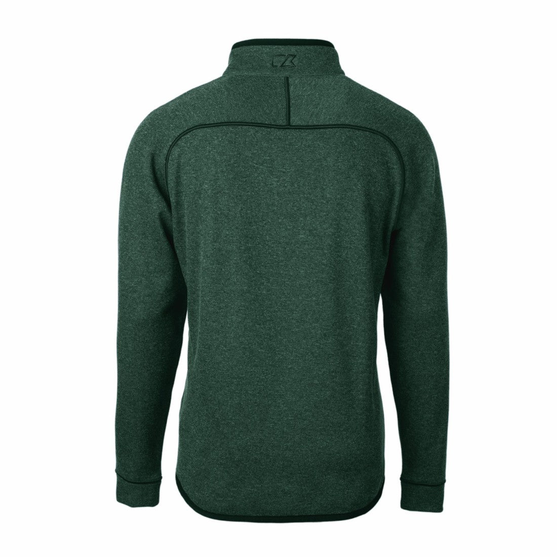 Cutter & Buck Helmet Mainsail Sweater-Knit Half-Zip Pullover Jacket - Green Bay Packers