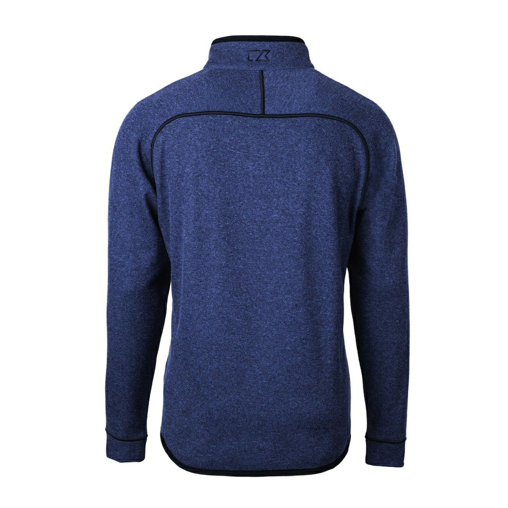 Cutter & Buck Helmet Mainsail Sweater-Knit Half-Zip Pullover Jacket - Buffalo Bills