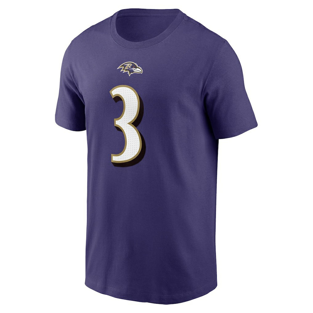Odell Beckham Jr.  Player Name & Number T-Shirt - Baltimore Ravens