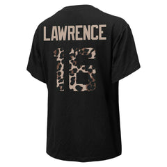 Trevor Lawrence  Majestic Threads Women's Leopard Player Name & Number T-Shirt - Jacksonville Jaguars