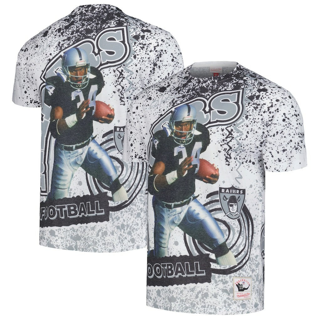 Bo Jackson  Retired Player Name & Number Burst T-Shirt - Las Vegas Raiders