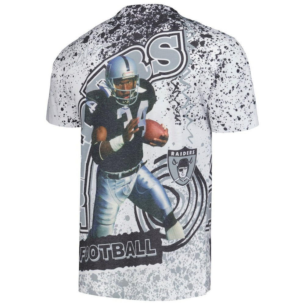 Bo Jackson  Retired Player Name & Number Burst T-Shirt - Las Vegas Raiders