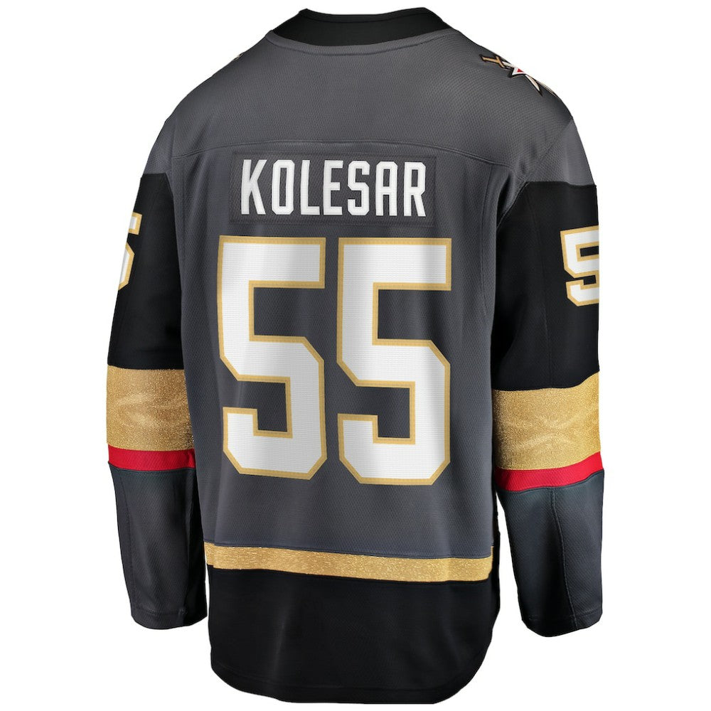 NHL Gray Keegan Kolesar Vegas Golden Knights Fanatics Alternate Breakaway Player Jersey