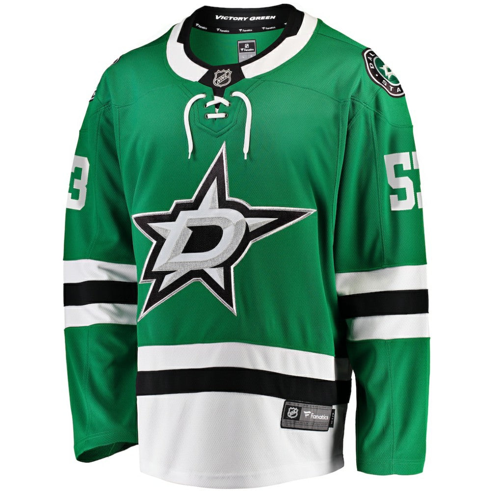 NHL Kelly Green Wyatt Johnston Dallas Stars Fanatics Home Breakaway Player Jersey