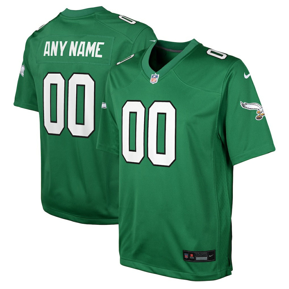 Youth Alternate Custom Game Jersey - Philadelphia Eagles