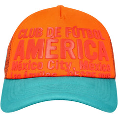 Club America Club Gold Adjustable Hat -  Orange