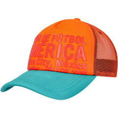 Club America Club Gold Adjustable Hat -  Orange