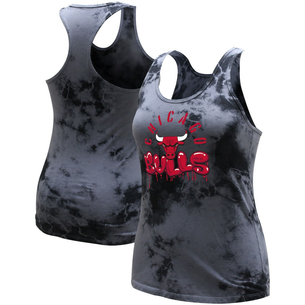 NBA Chicago Bulls Stadium Essentials Women's Street Art Dark Crystal Washed Tank Top sale