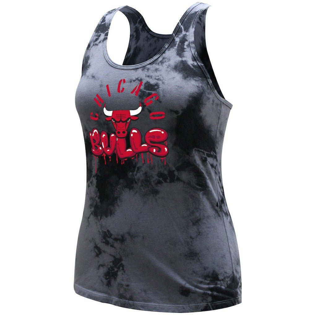 NBA Chicago Bulls Stadium Essentials Women's Street Art Dark Crystal Washed Tank Top sale