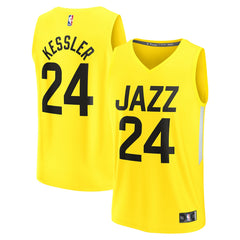 NBA Walker Kessler Utah Jazz Youth Fast Break Player Jersey