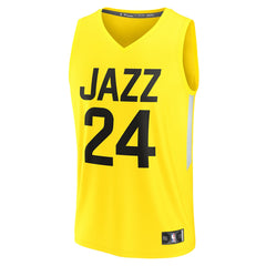 NBA Walker Kessler Utah Jazz Youth Fast Break Player Jersey