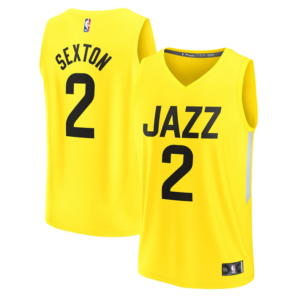 NBA Collin Sexton Utah Jazz Youth Fast Break Player Jersey
