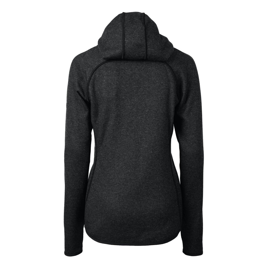 Cutter & Buck Women's Helmet Logo Mainsail Sweater-Knit Full-Zip Hoodie - Detroit Lions