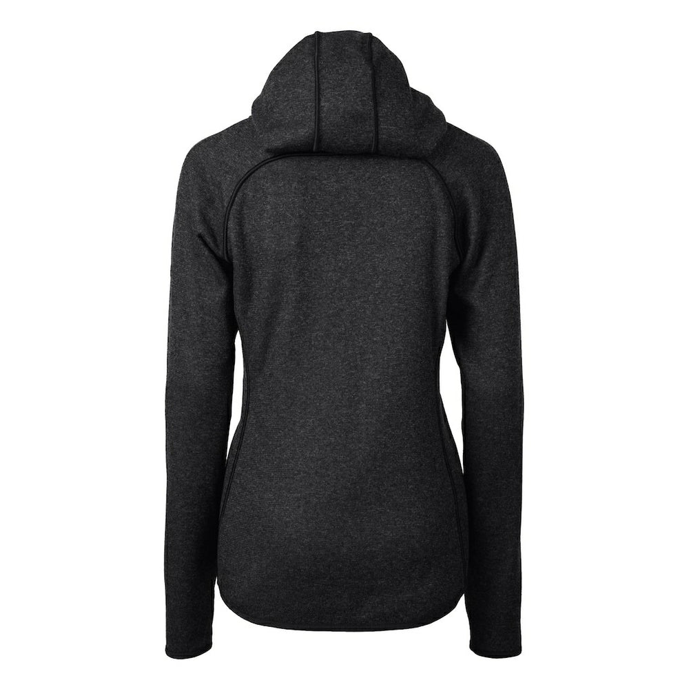Cutter & Buck Women's Helmet Logo Mainsail Sweater-Knit Full-Zip Hoodie - Baltimore Ravens