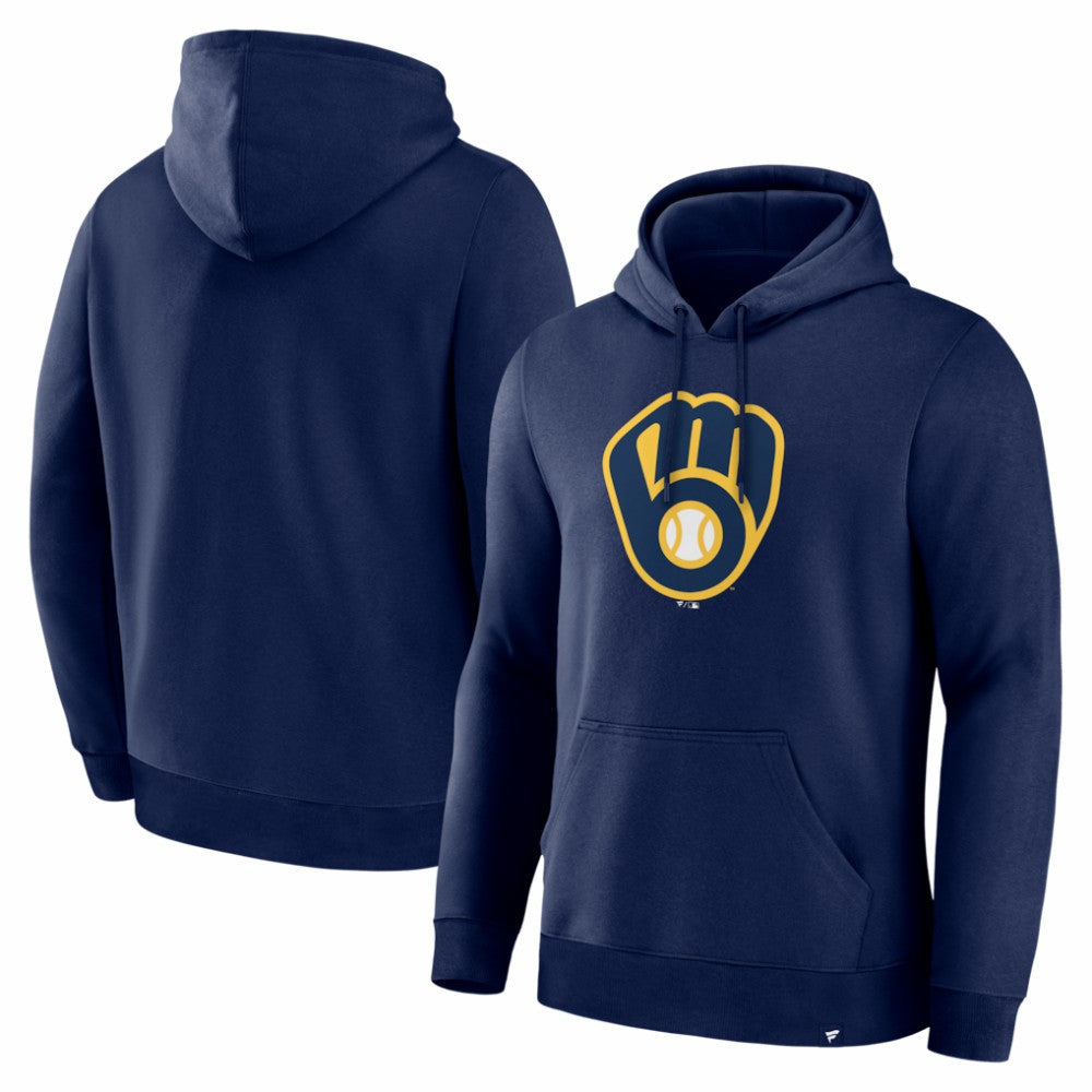 MLB Milwaukee Brewers Fanatics Primary Logo Legacy Hoodie