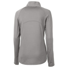Cutter & Buck Women's Helmet Logo Adapt Eco Knit Stretch Recycled Half-Zip Pullover Top - New York Jets