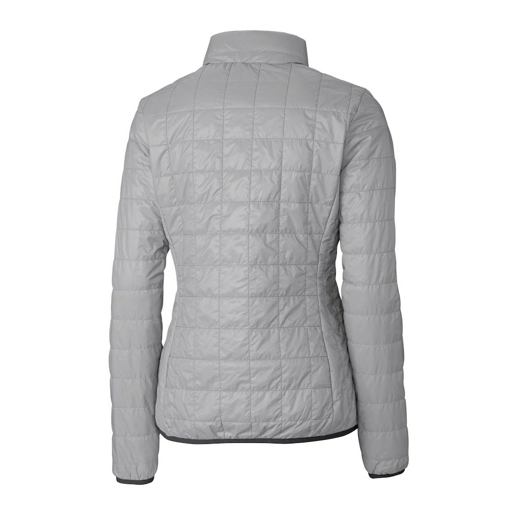 Cutter & Buck Women's Helmet Logo Rainier PrimaLoft Eco Insulated Full-Zip Puffer Jacket - Baltimore Ravens