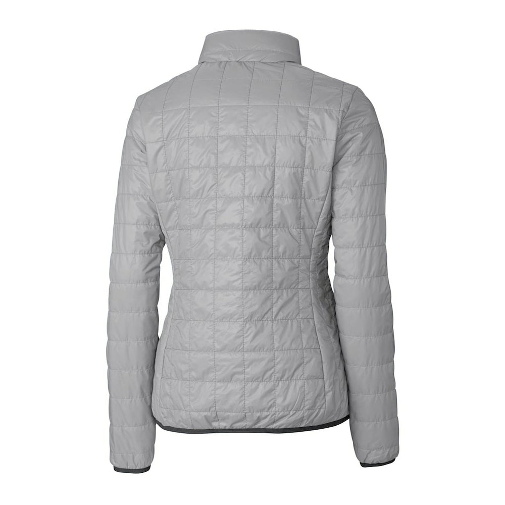 Cutter & Buck Women's Helmet Logo Rainier PrimaLoft Eco Insulated Full-Zip Puffer Jacket - Baltimore Ravens