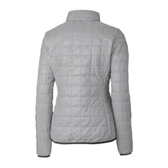 Cutter & Buck Women's Helmet Logo Rainier PrimaLoft Eco Insulated Full-Zip Puffer Jacket - Baltimore Ravens
