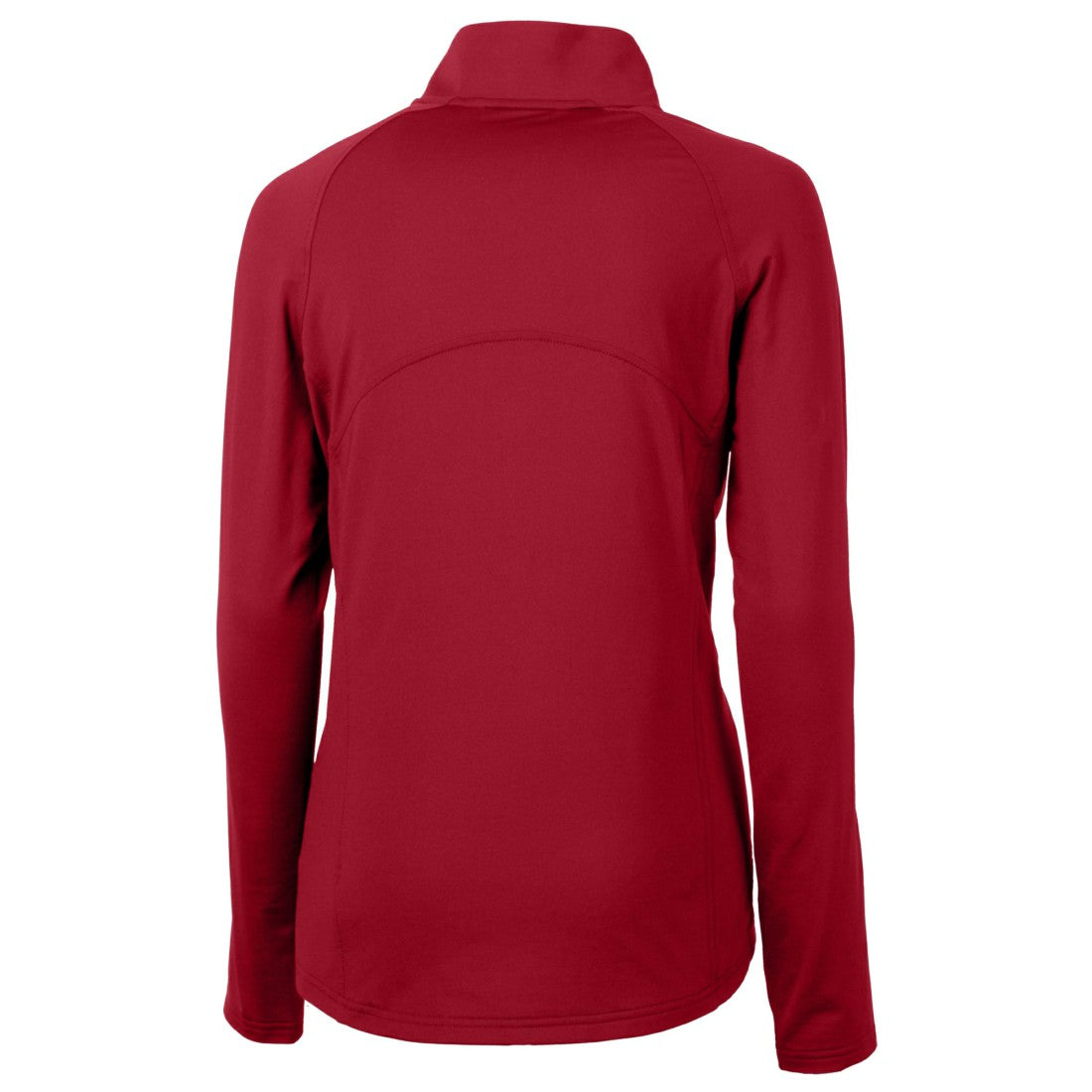 Cutter & Buck Women's Helmet Logo Adapt Eco Knit Stretch Recycled Half-Zip Pullover Top - Houston Texans