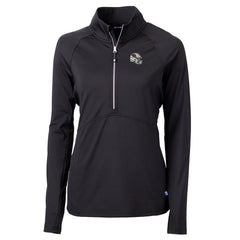 Cutter & Buck Women's Helmet Logo Adapt Eco Knit Stretch Recycled Half-Zip Pullover Top - Arizona Cardinals