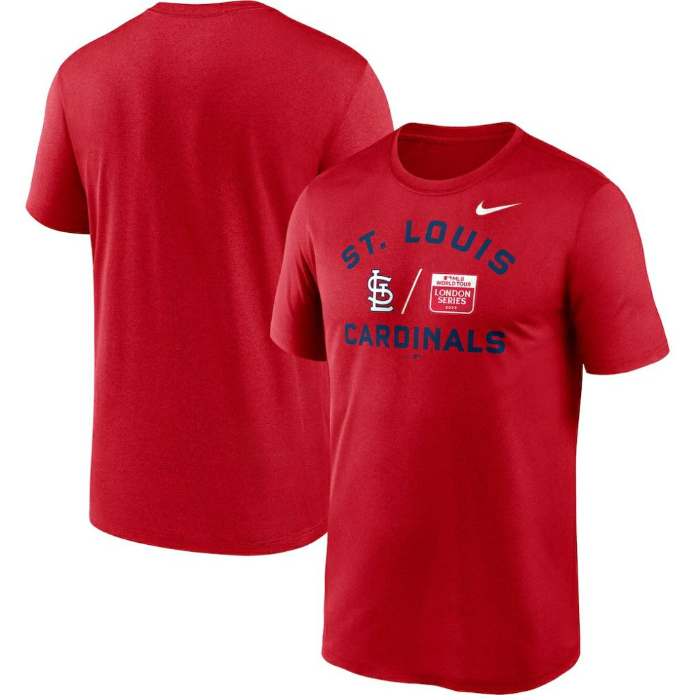 MLB St. Louis Cardinals Nike 2023 MLB World Tour: London Series Legend Performance T-Shirt