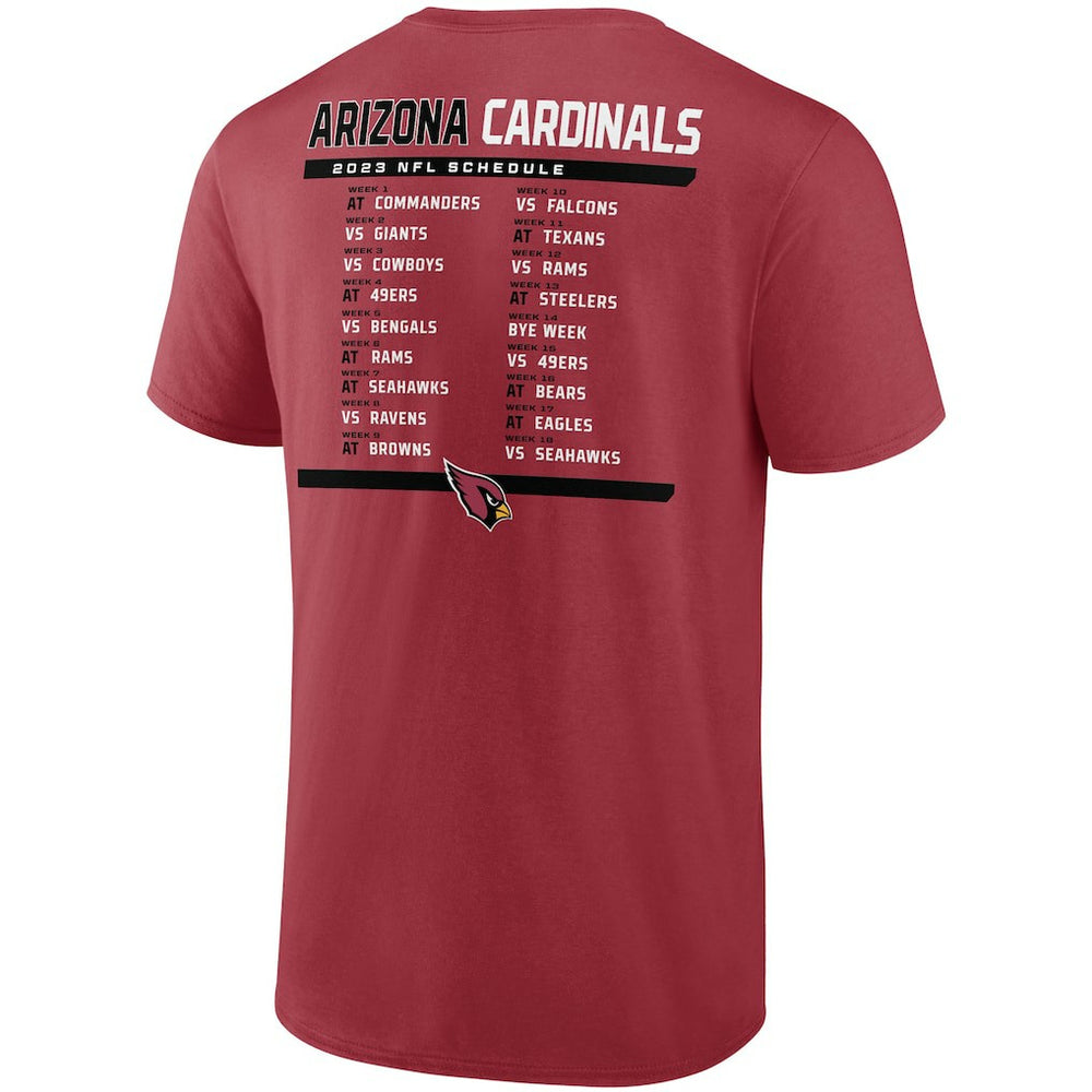 Two-Pack 2023 Schedule T-Shirt Combo Set - Arizona Cardinals