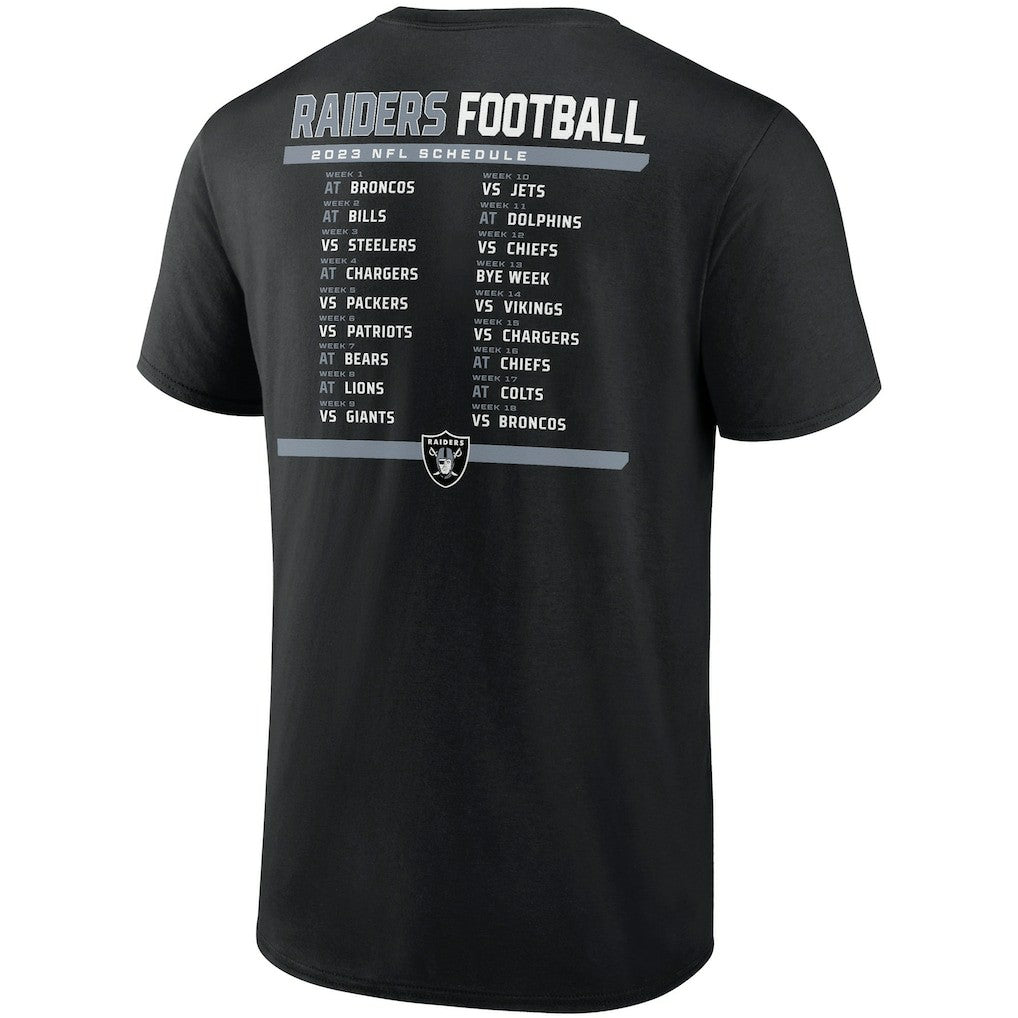 Two-Pack 2023 Schedule T-Shirt Combo Set - Las Vegas Raiders