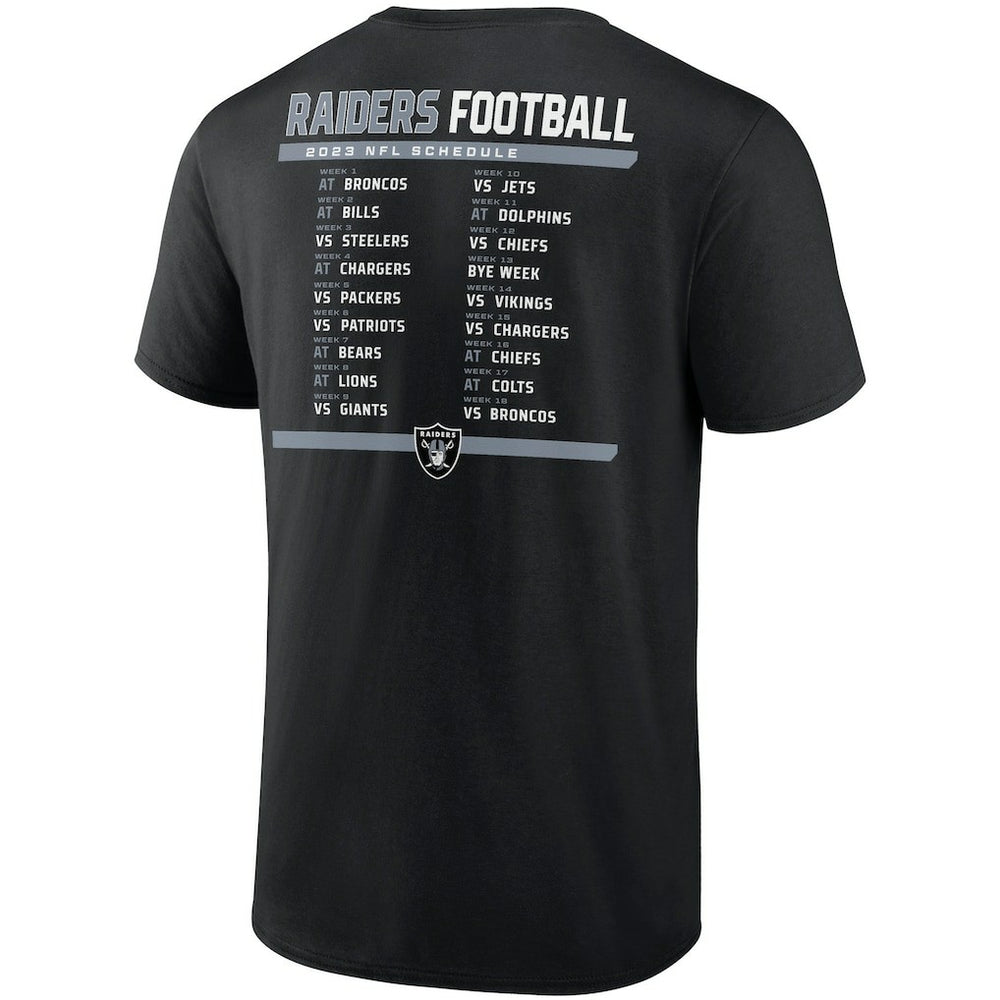 Two-Pack 2023 Schedule T-Shirt Combo Set - Las Vegas Raiders