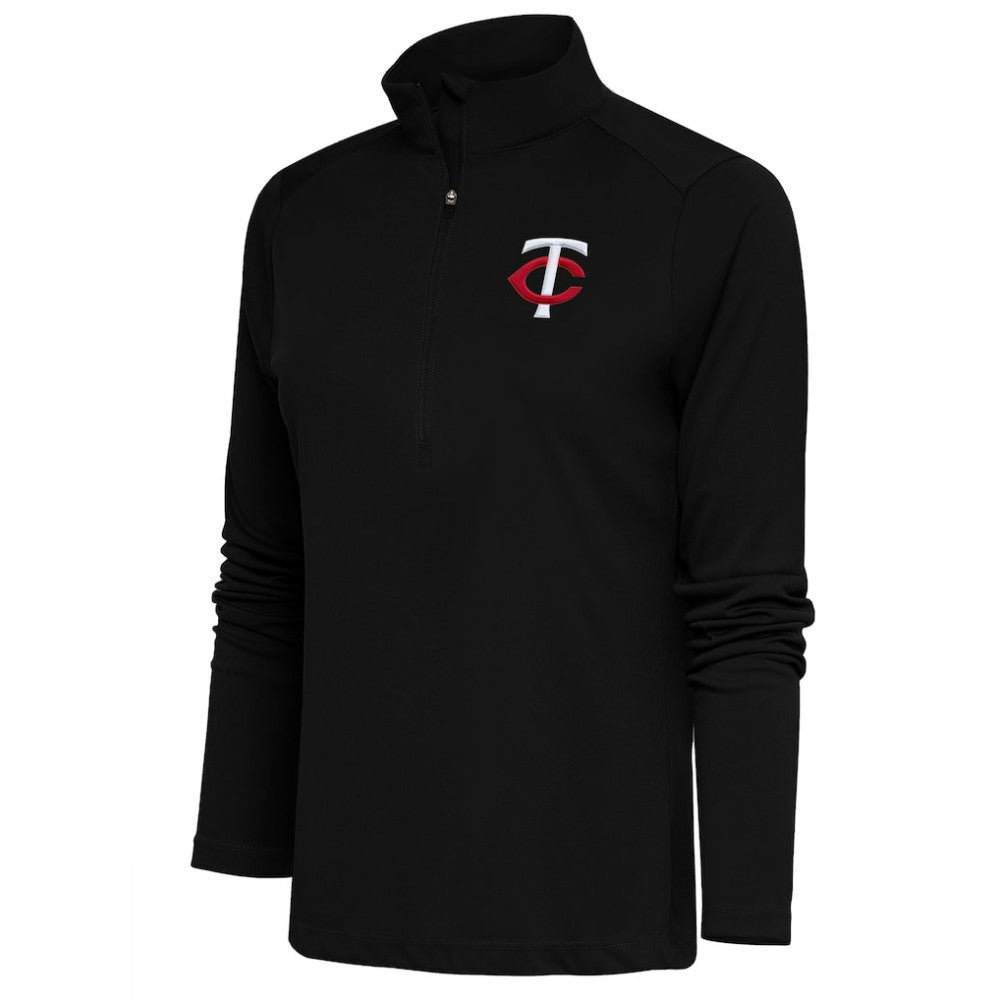 MLB Minnesota Twins Antigua Women's Tribute Half-Zip Pullover Top