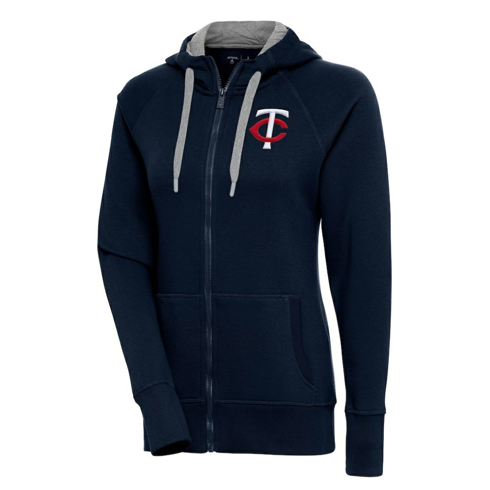 MLB Minnesota Twins Antigua Women's Victory Full-Zip Hoodie