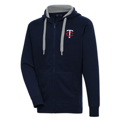 MLB Minnesota Twins Antigua Victory Full-Zip Hoodie