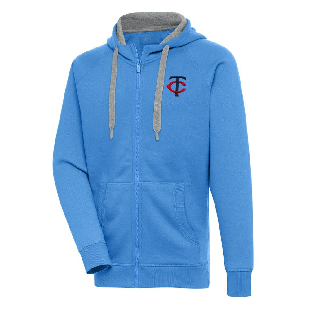 MLB Minnesota Twins Antigua Victory Full-Zip Hoodie