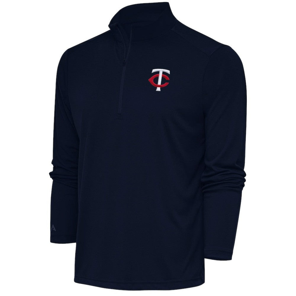 MLB Minnesota Twins Antigua Tribute Quarter-Zip Pullover Top