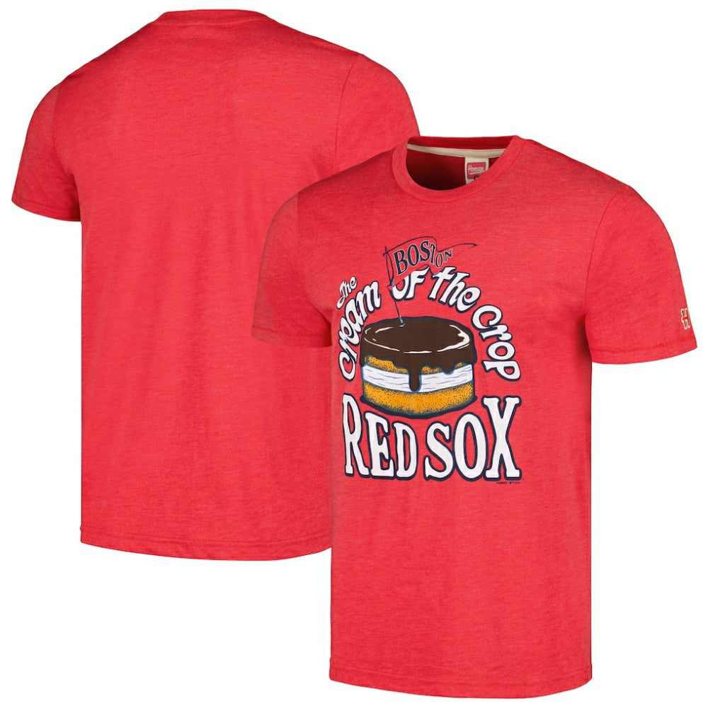 MLB Boston Red Sox Homage Cream of the Crop Hyper Local Tri-Blend T-Shirt