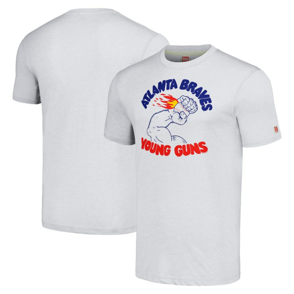 MLB Atlanta Braves Homage Doodle Collection Young Guns Tri-Blend T-Shirt