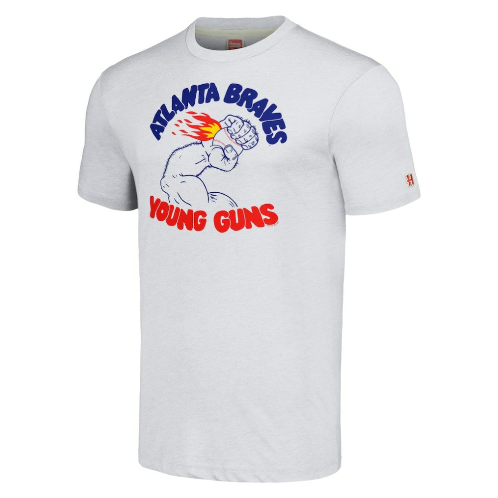 MLB Atlanta Braves Homage Doodle Collection Young Guns Tri-Blend T-Shirt