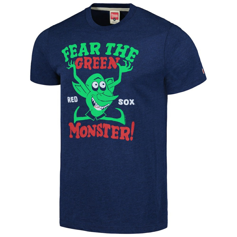 MLB Boston Red Sox Homage Doodle Collection The Green Monster Tri-Blend T-Shirt