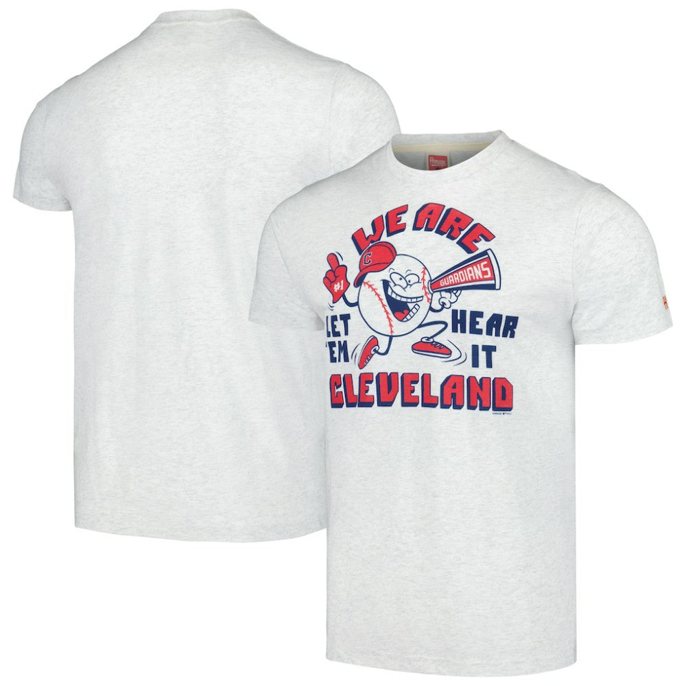 MLB Cleveland Guardians Homage Doodle Collection We Are Cleveland Tri-Blend T-Shirt