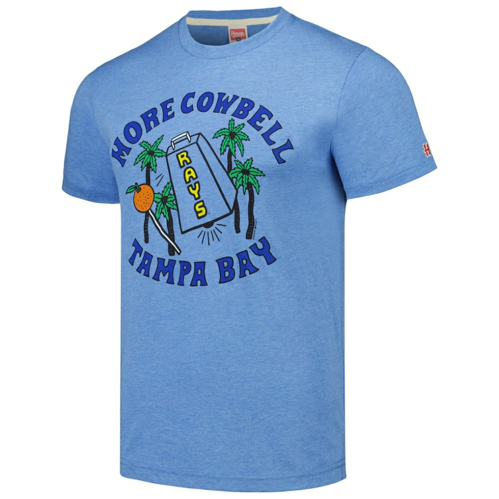MLB Tampa Bay Rays Homage Doodle Collection More Cowbell Tri-Blend T-Shirt