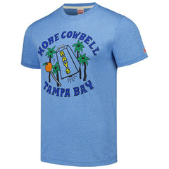 MLB Tampa Bay Rays Homage Doodle Collection More Cowbell Tri-Blend T-Shirt