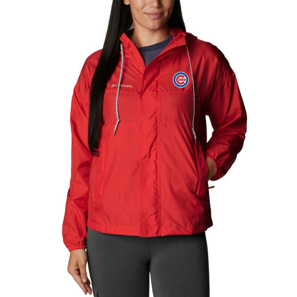 MLB Chicago Cubs Columbia Women's Flash Challenger Full-Zip Windbreaker Jacket