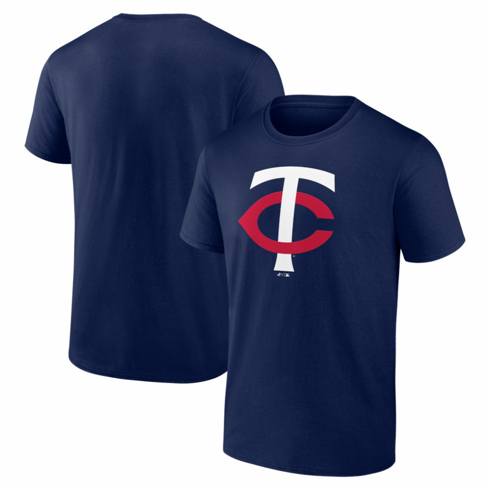 MLB Minnesota Twins Logo Athletic Official Logo T-Shirt