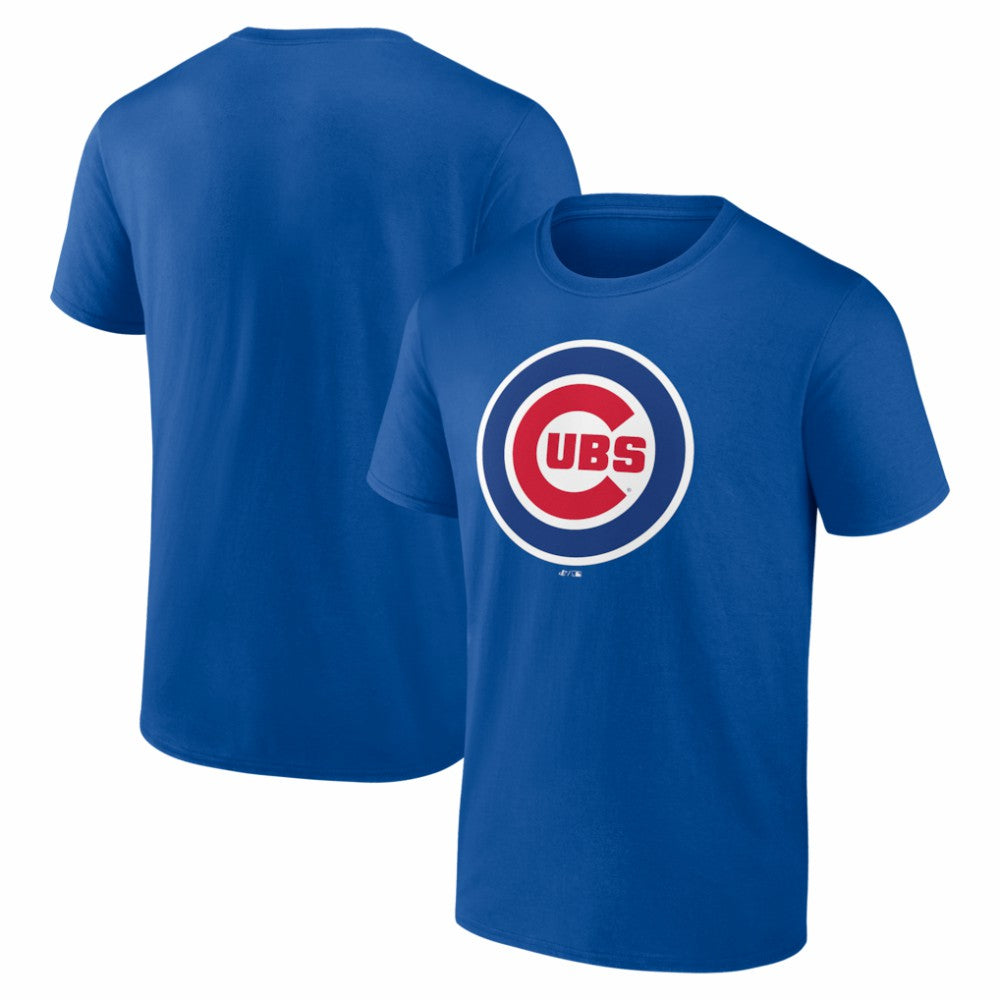 MLB Chicago Cubs Logo Athletic Official Logo T-Shirt