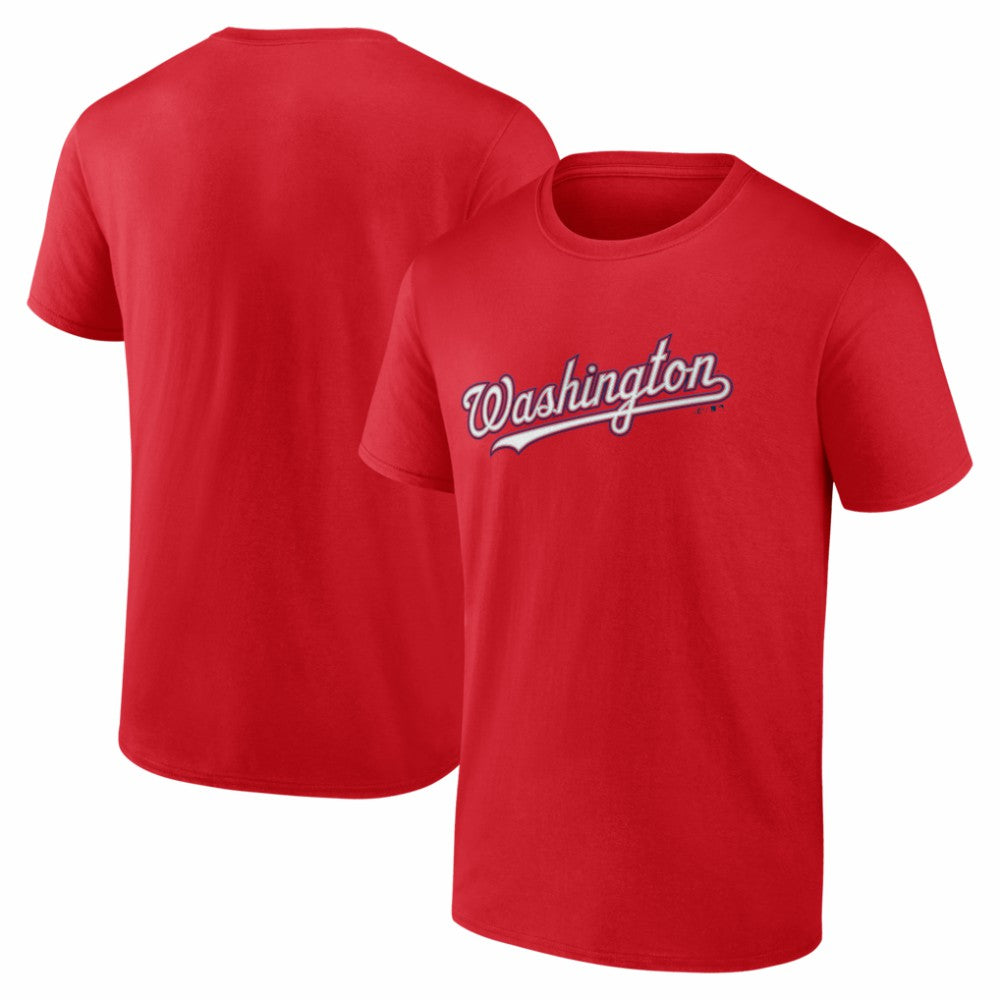 MLB Washington Nationals Logo Athletic Wordmark T-Shirt