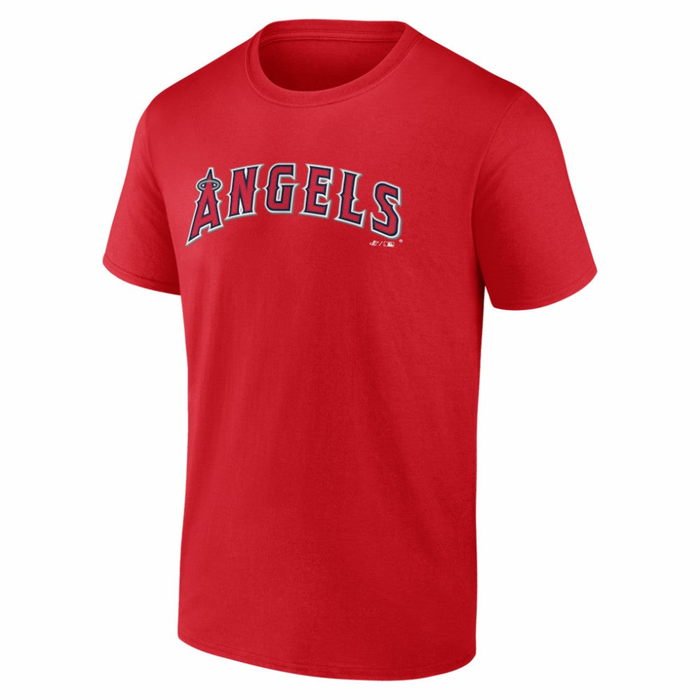 MLB Los Angeles Angels Logo Athletic Wordmark T-Shirt